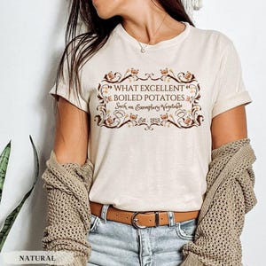 Excellent Boiled Potatoes Pride And Prejudice Teacher Vintage T-Shirt, Teacherlife Shirt, Teacher Shirt, Literature Teacher Shirt