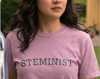 Steminist Shirt, Women in STEM steminism Shirt Lab Science Shirt Women in Science Shirt Bibliophile Gift Book Lover Gift PhD Graduation Gift