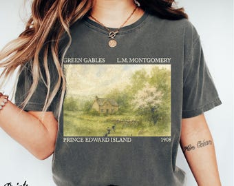 Anne of Green Gables Shirt Prince Edward Island Canada Tshirt East Coast PEI Classic Literature Librarian Shirt Booklover Gifted for Readers