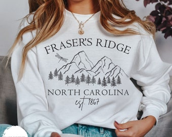 Outlander sweatshirt Fraser's Ridge North Carolina bookish crewneck outlander gift for reader outlander series merch jamie and claire ye ken