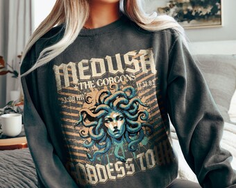 Medusa Shirt | Medusa and the Gorgons Goddess Tour Greek Mythology Comfort Colors® Sweatshirt