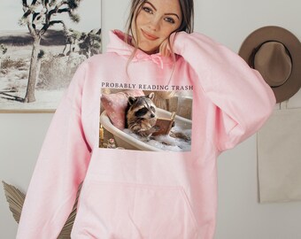 Funny Raccoon Reading Shirt | Bookish Hoodie, Sweatshirt or T-Shirt