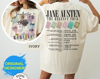 Jane Austen Gift Pride and Prejudice Y2K Shirt Swift Era Tour T-shirt Bookish Dark Academia Clothing Reading Shirt Downtown Girl Taylor Tees