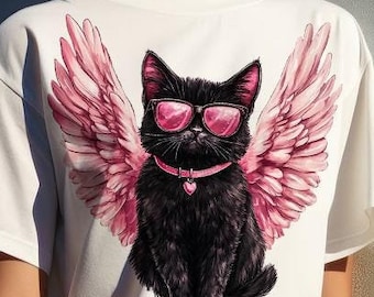 Valentine Black Cat Png, Valentine Cat Png, Valentine PNG, Valentine day png, Funny Valentine Png, Cat Lover Png,Design Sublimation Download