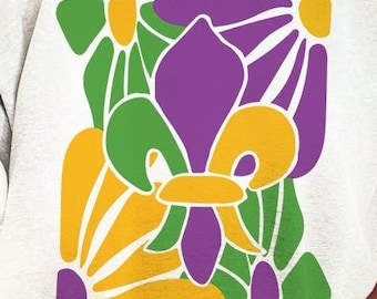 Boho Mardi Gras png, Retro Mardi Gras png, Fleur De Lis Png, Coquette Mardi gras png, Mardi Gras png, Louisiana png, Mardi gras shirt png