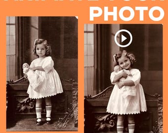 Animeer je foto's tot video, fotoherinneringen, fotorestauratie, oude foto breng herinneringen tot leven, video van foto, uniek herdenkingscadeau