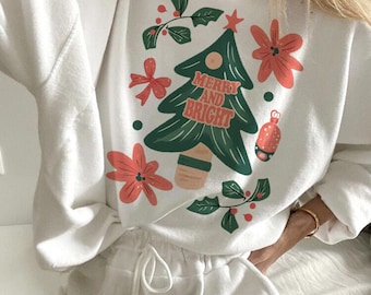 Vrolijk kerstfeest png, retro kerstfeest png, boho christmas png, girly christmas png, kerstboom png, boho-kerstboom png, boho-kerstboom png