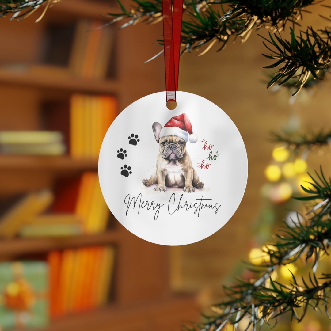 Christmas Tree Ornaments, Frenchie Ornament, French Bulldog Ornament ...