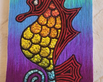 Seahorse Yarn Art