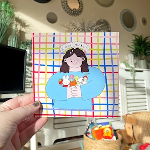 I love trinkets A6 and square print/ postcard