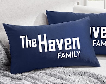 Custom Family Pillow, Personalized Pillow, Custom Family Pillowcase, Custom Family Cushion, Wedding Gift, Engagement Gift, Housewarming Gift