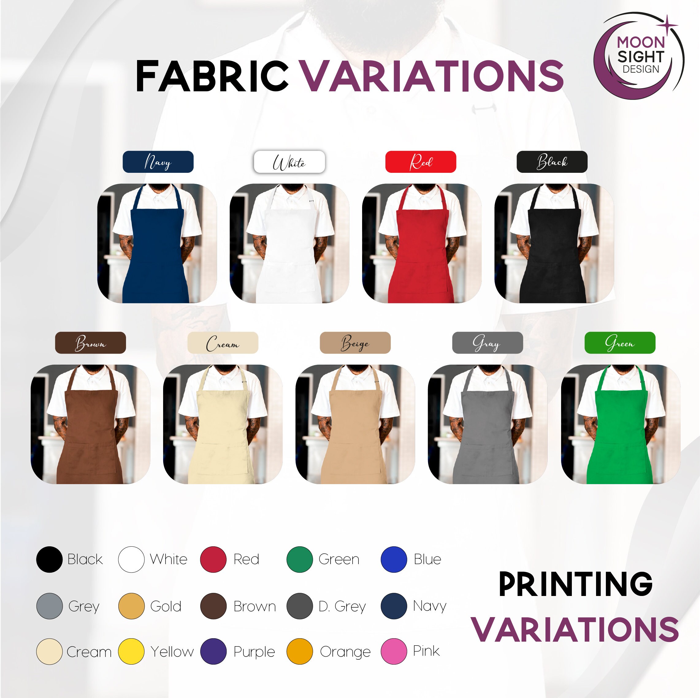 Custom Apron, Custom Logo Apron, Personalized Apron, Company Apron