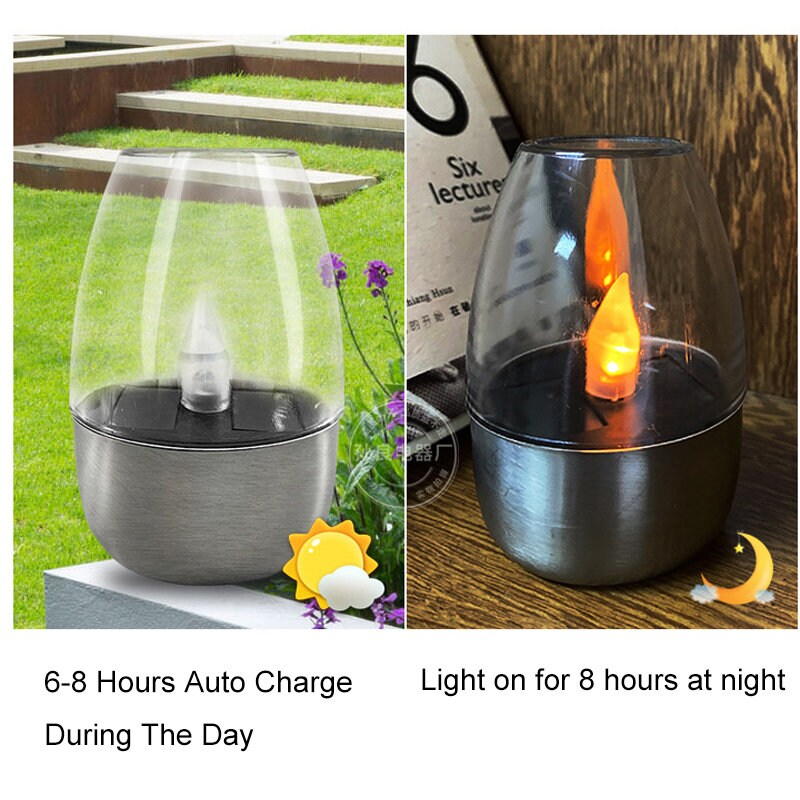 LED Flameless Solar Tea Lightwaterproofmini Etsy