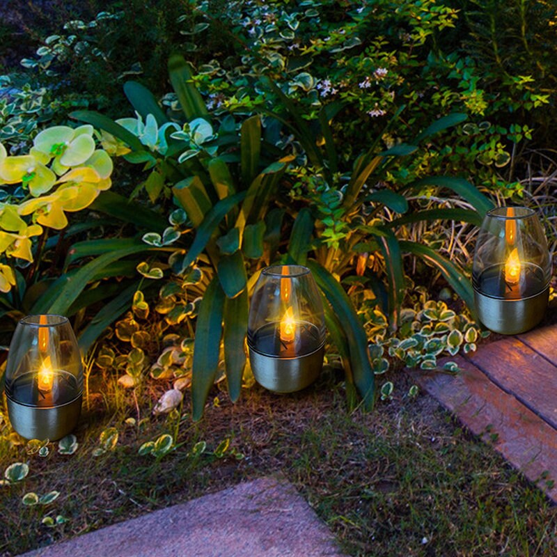 LED Flameless Solar Tea Lightwaterproofmini Etsy