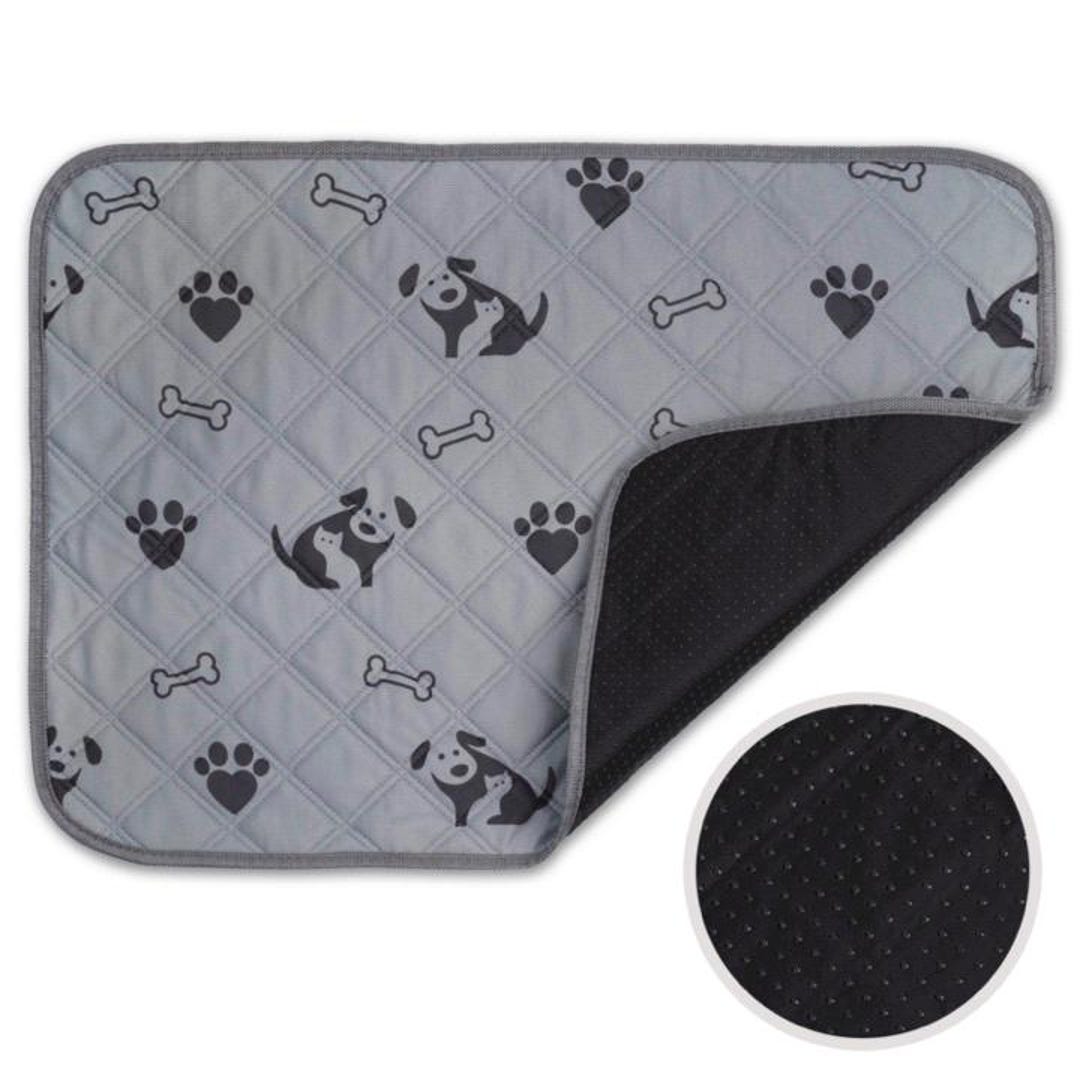 2 Gray Reusable Pet Pee Pads (24