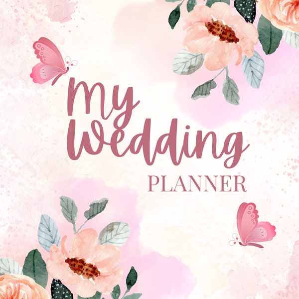 Wedding Planner Printable | Printable Wedding cHECKLIST Pages | Wedding Plan Bundle | Wedding Planning Book | Wedding Planner PDF