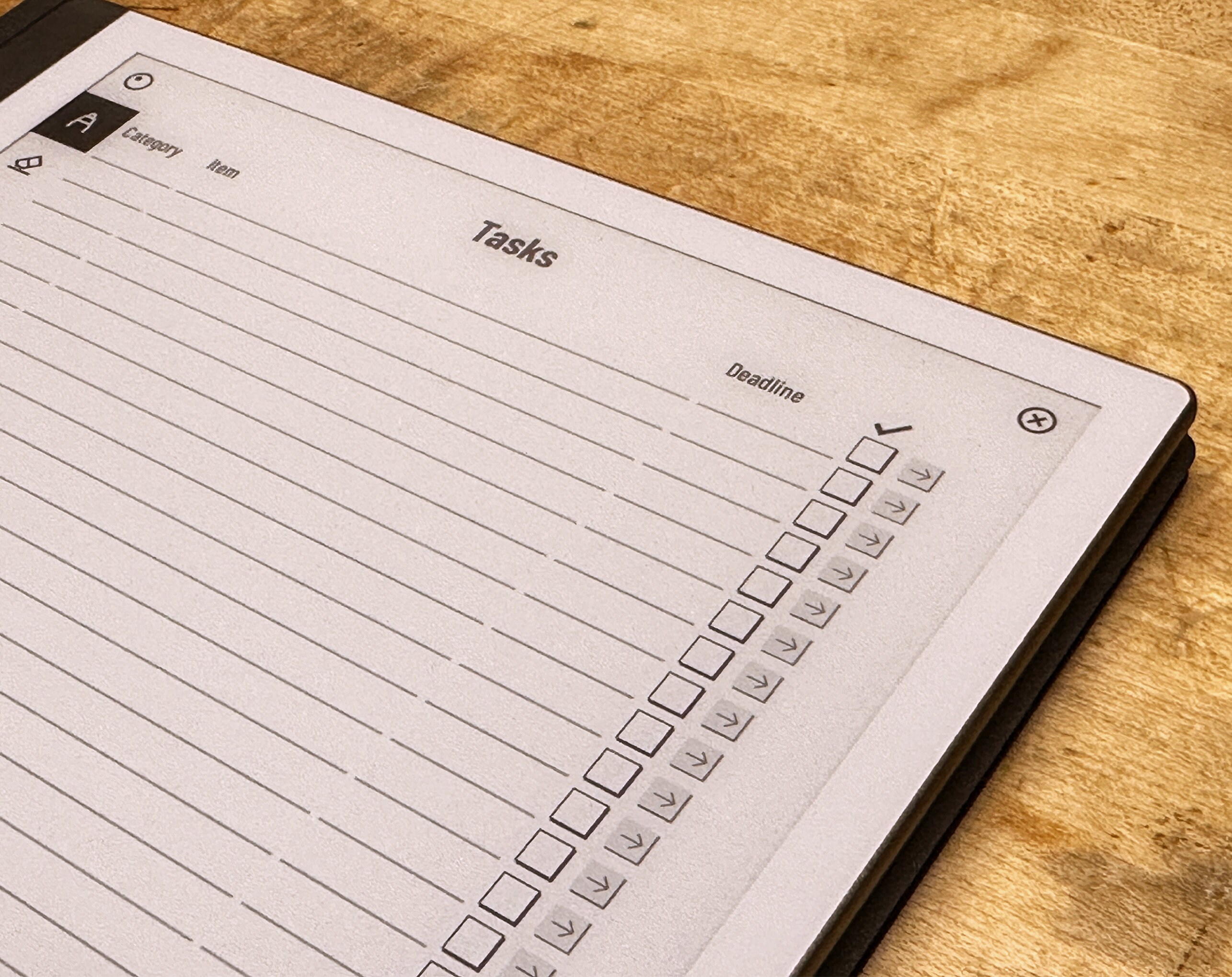 To-do List and Dot Grid Paper Template for Remarkable 2 With Linked ...