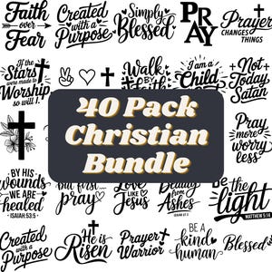 Christian svg bundle, Religious svg, Scripture svg, Bible Verse svg, Blessed svg, Jesus Svg, God Svg, Faith svg, Cut Files for Cricut