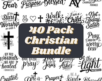 Christian svg bundle, Religious svg, Scripture svg, Bible Verse svg, Blessed svg, Jesus Svg, God Svg, Faith svg, Cut Files for Cricut