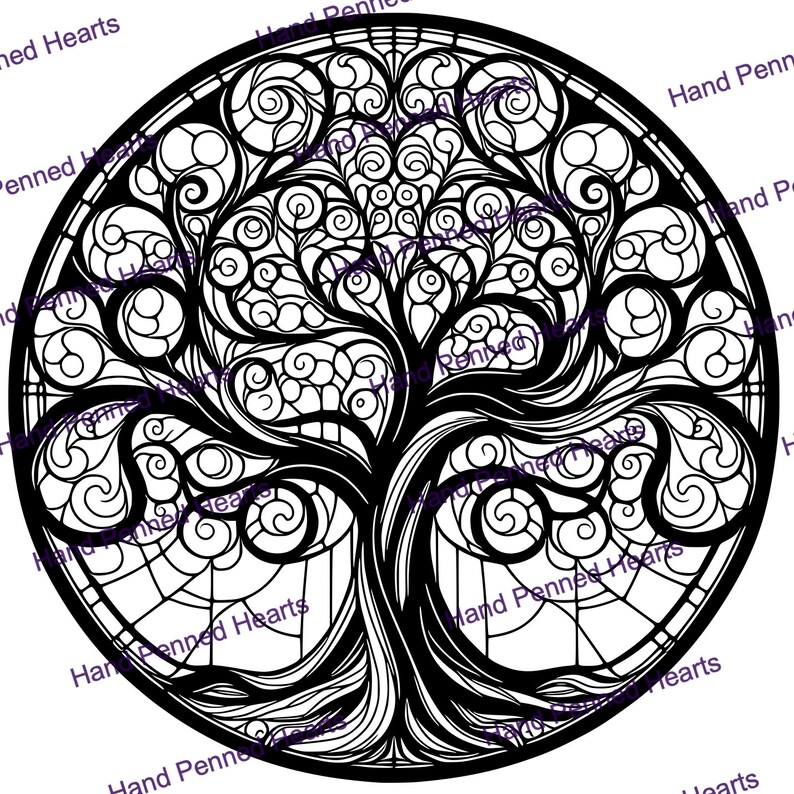 Tree of Life Svg, Png, Pdf, Jpeg Cricut Template, Silhouette Template ...