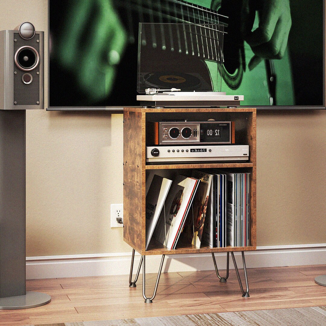 Record Player Table, Record Shelf, Record Stand, Record Storage, Record