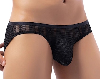 Femboy Panty / Femboy Lingerie / Mesh Sissy Lingerie for Men