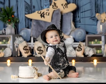Baby Boss Gentleman Suit Set voor verjaardag en fotorekwisieten - Perfect cadeau voor verjaardag en Halloween
