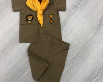 Personalized Safari Guide Outfit for Toddler - Unique Gift for a Baby’s Birthday - Toddler Safari Party Costume - Jungle Adventure Costume
