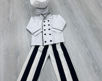 Little Toddler Chef Costume for Photo Props and Birthday - First Quality Chef Costume for Kíds - Perfect Gift