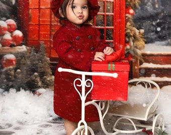 Handmade Elegant Red Coat With Hat - Perfect Gift for Birthday, Easter and Christmas - Premium Quality Dress for Photo Props