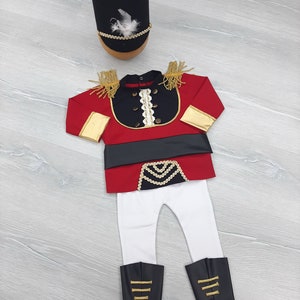 The Soldier First Quality Halloween Costume Toddler Outfit for Birthday and Photo Props 1st Birthday Gift image 4