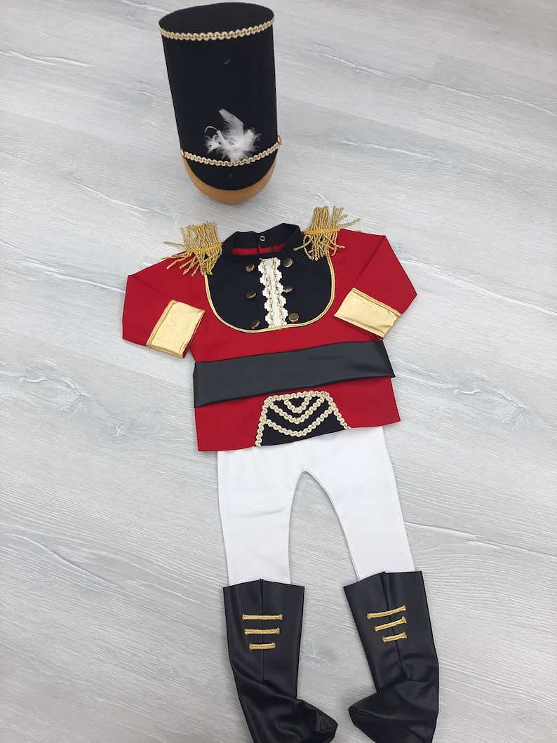 The Soldier First Quality Halloween Costume Toddler Outfit for Birthday and Photo Props 1st Birthday Gift image 4