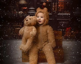 Handmade Teddy Bear Costume - Organic Cotton - High-Quality Birthday Gift