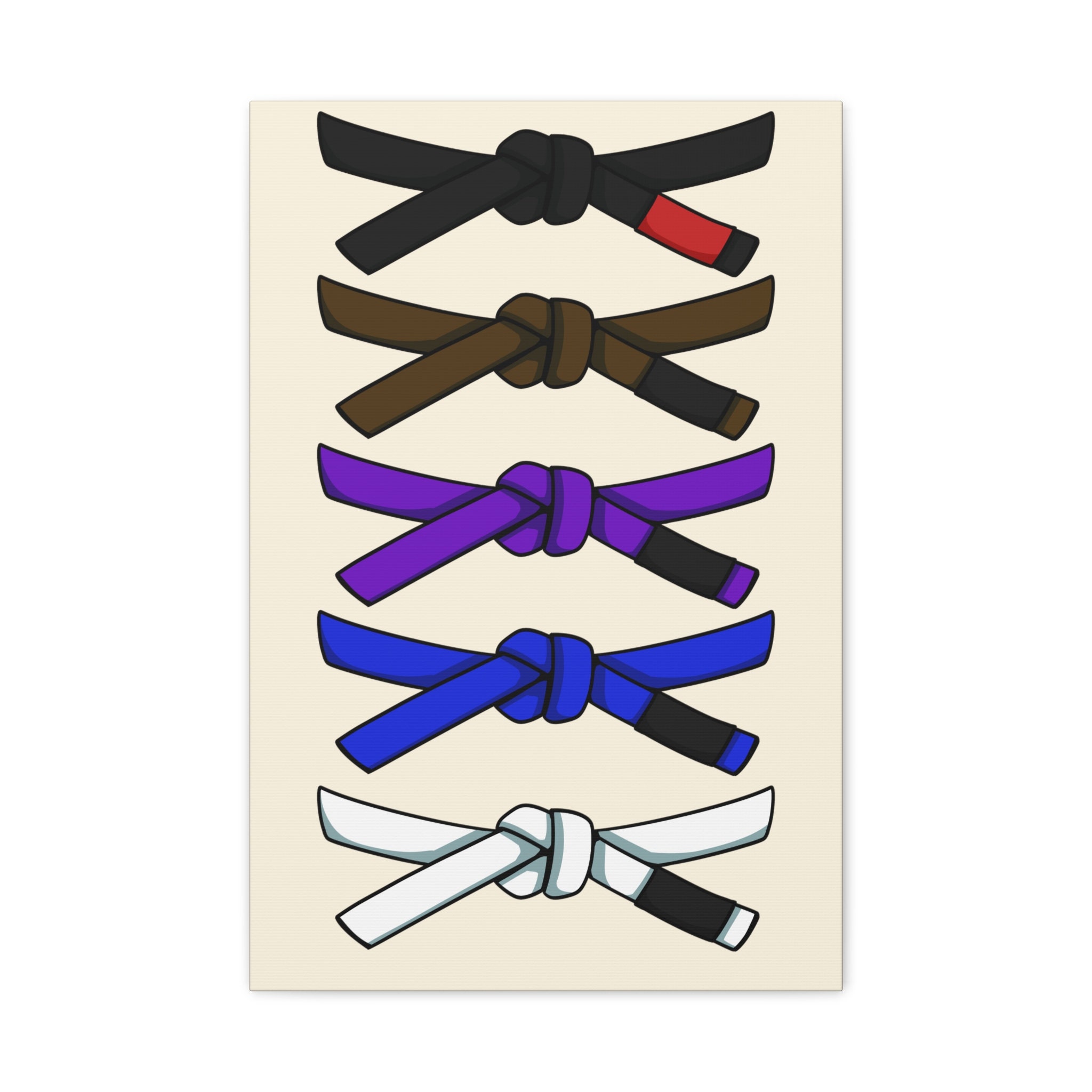 BJJ Ranked ORIGINALS Customizable Brazilian Jiu Jitsu Adult Belt System