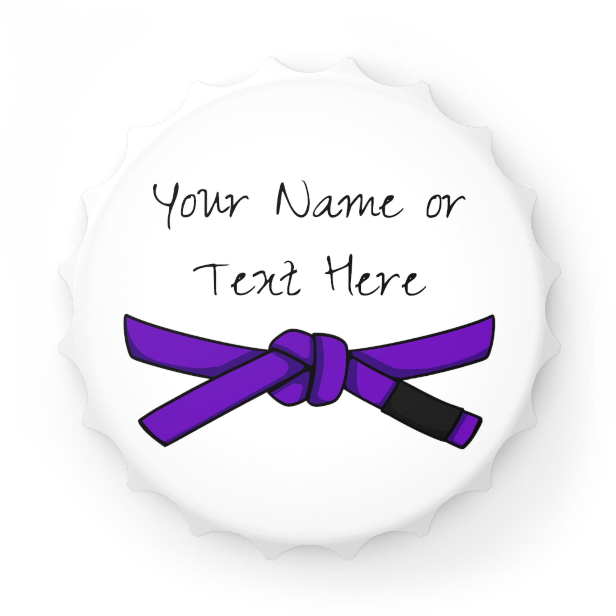 BJJ Ranked ORIGINALS Brazilian Jiu Jitsu Purple Belt Bottle Opener Etsy