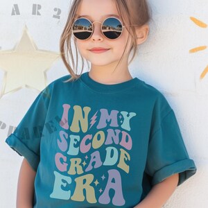 Personalized In My Second Grade Era Shirt, Kids Comfort Colors Custom 2nd Grade Shirt, 2nd Grade, First Day Of School Shirt, Back To School