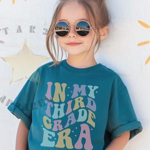Personalized In My Third Grade Era Shirt, Kids Comfort Colors Custom 3rd Grade Shirt, 3rd Grade, First Day Of School Shirt, Back To School