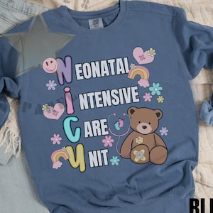 NICU Nurse Sweatshirt Neonatal Intensive Care Unit Nurse Sweatshirt Preppy Nurse Sweatshirt NICU Nurse Crewneck Nurse Sweater Gift For Nurse