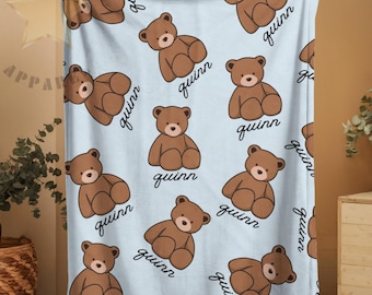 Personalisierte Jungen Name Decke Benutzerdefinierte Baby Decke Kleinkind Decke Name Decke Geschenk Benutzerdefinierte Name Decke für Kinder Weihnachtsgeschenk für Jungen
