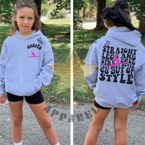 Sudadera de gimnasta personalizada, sudadera con capucha de gimnasta personalizada, barras de piso para salto, camiseta de gimnasia para niños, camiseta de gimnasia para niñas, regalo de gimnasta