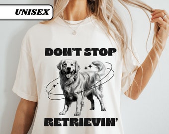 Camiseta Comfort Colors Camiseta Retriever Camiseta Golden Retriever Camiseta Mamá de Perro Camiseta Papá de Perro Camiseta Retro Golden Retriever Regalo para Amantes de los Perros
