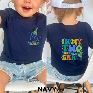Boys 2nd Birthday Shirt, Custom Birthday Boy Shirt, In My Two Year Old Era Shirt, 2 Year Old Birthday Shirt, Toddler Birthday Shirt