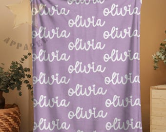 Personalized Name Blanket For Kids| Custom Baby Blanket| Toddler Blanket| Name Blanket Gift| Custom Name Blanket For Girls| Christmas Gift