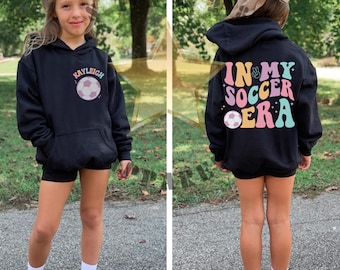 In My Soccer Era Sweatshirt, Personalized Soccer Sweatshirt, Custom Soccer Player Sweatshirt, Youth and Adult Soccer Shirt, Soccer Gift