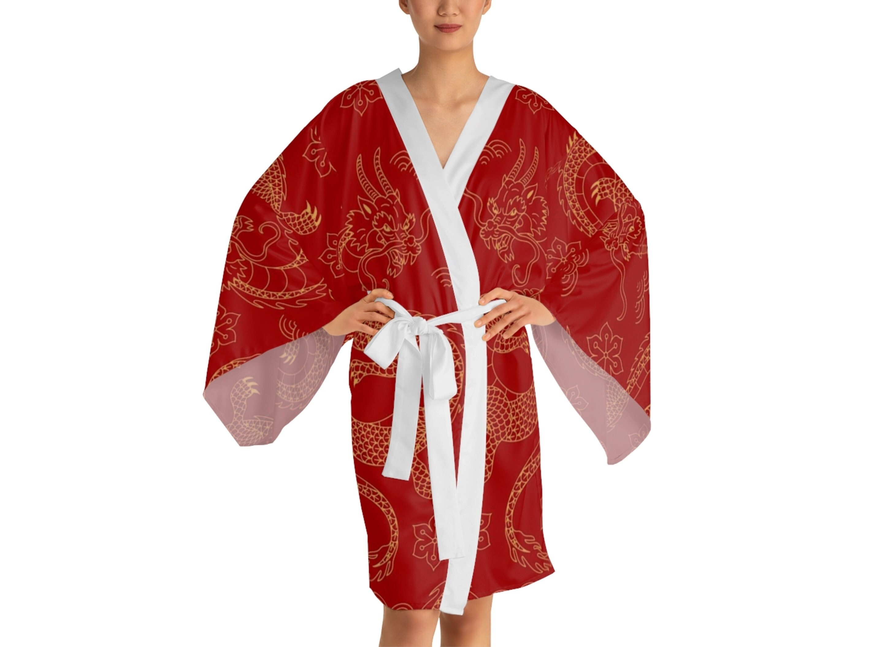 Year of the Dragon Kimono Robe, Chinese New Year, Year of the Dragon 2024, Year of the Dragon