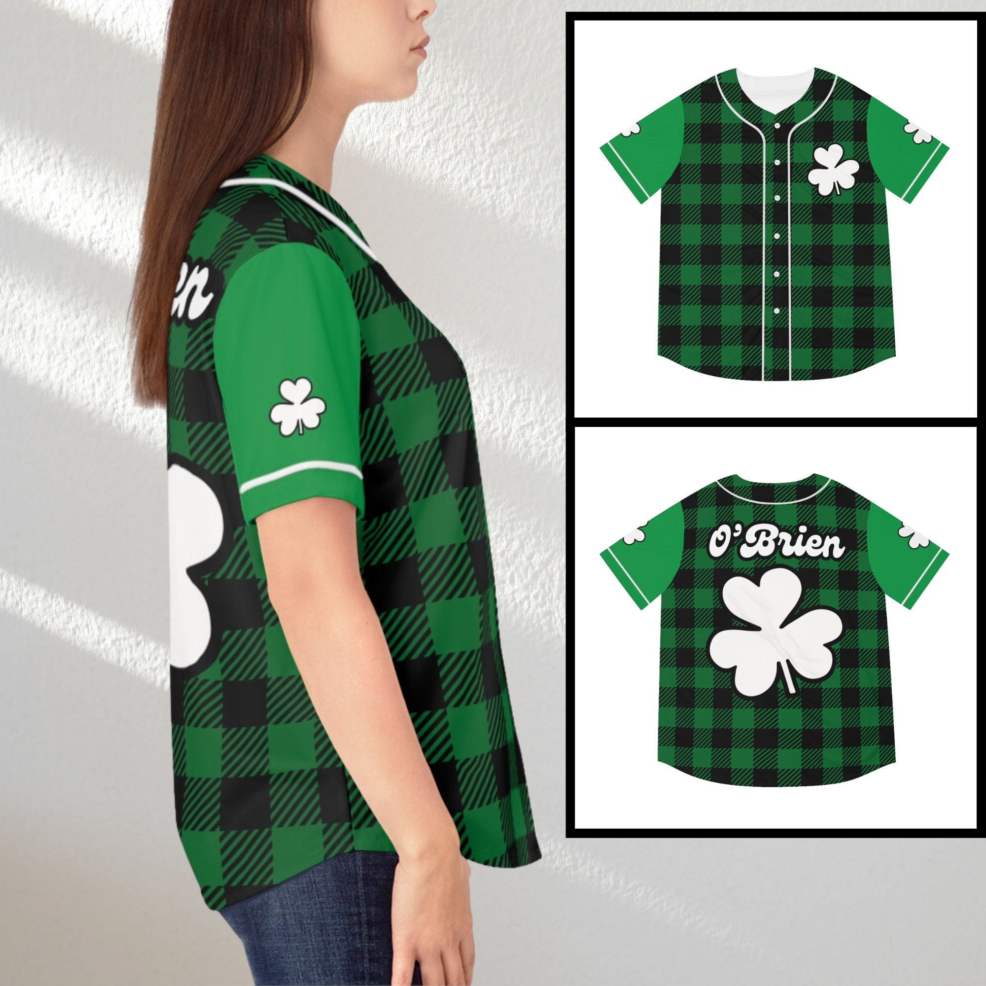 Custom Shamrock, Personalized Last Name St. Patrick's Day Shirt
