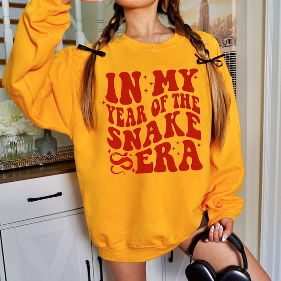 In My Year Of The Snake Era, Year Of The Snake 2025, Lunar New Year, Year Of The Snake Sweatshirt, Chinese Zodiac Shirt, Lunar New Year Gift