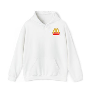 McDonald's Cotton Hooded Sweatshirt, Unisex Hoodie, Dipping Sauces Design, McDonald's Merchandise