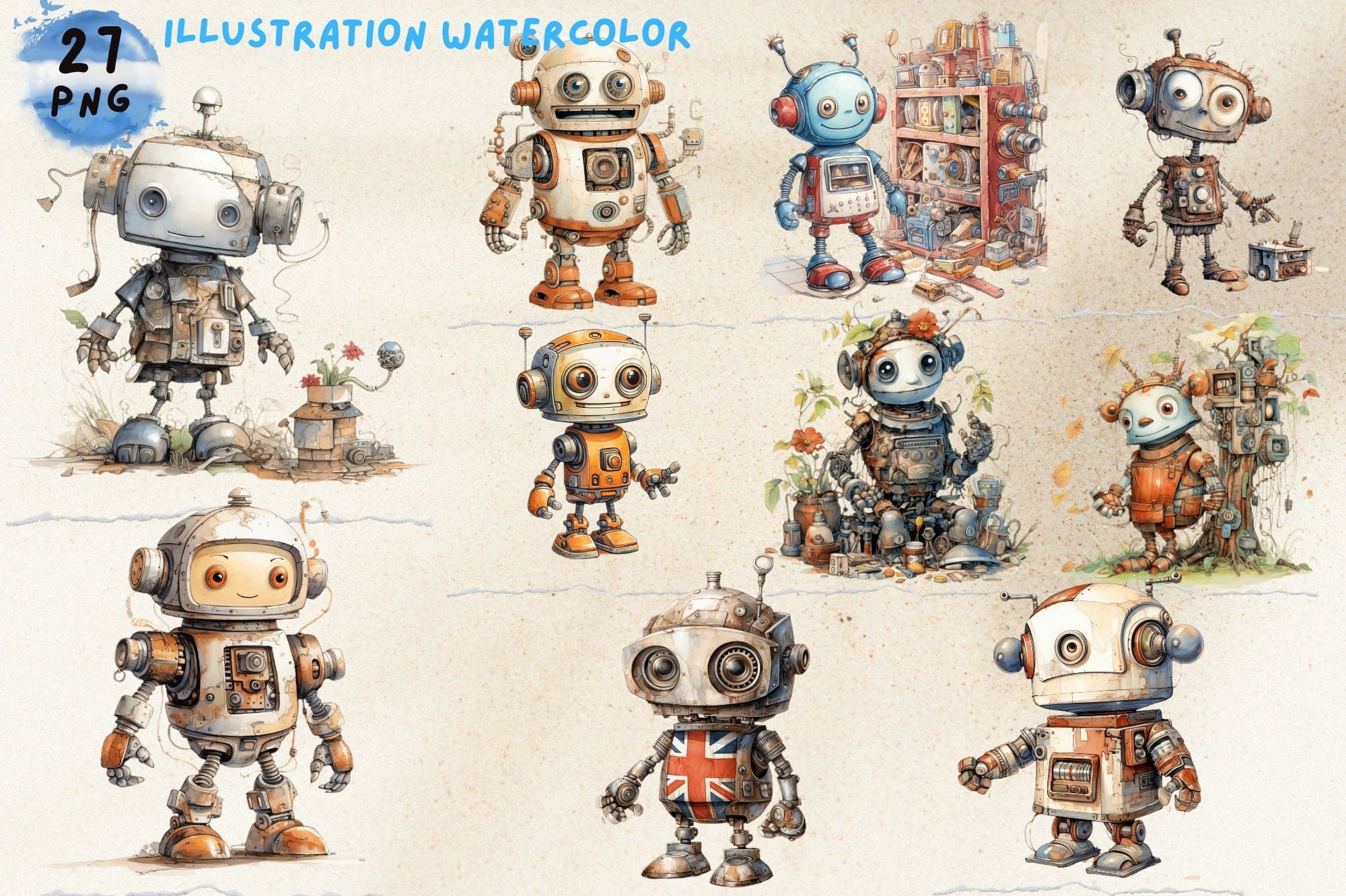 Robot Clipart, Robot Characters, Fun Robot, Rocking Robot Clipart ...
