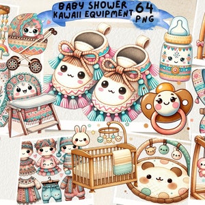 Clipart aquarelle garçon nouveau-né, art ours en peluche pour chambre d'enfant, art mural jouets pour bébé, décoration baby shower pour garçon, album de scrapbooking, journal indésirable, jouet bébé